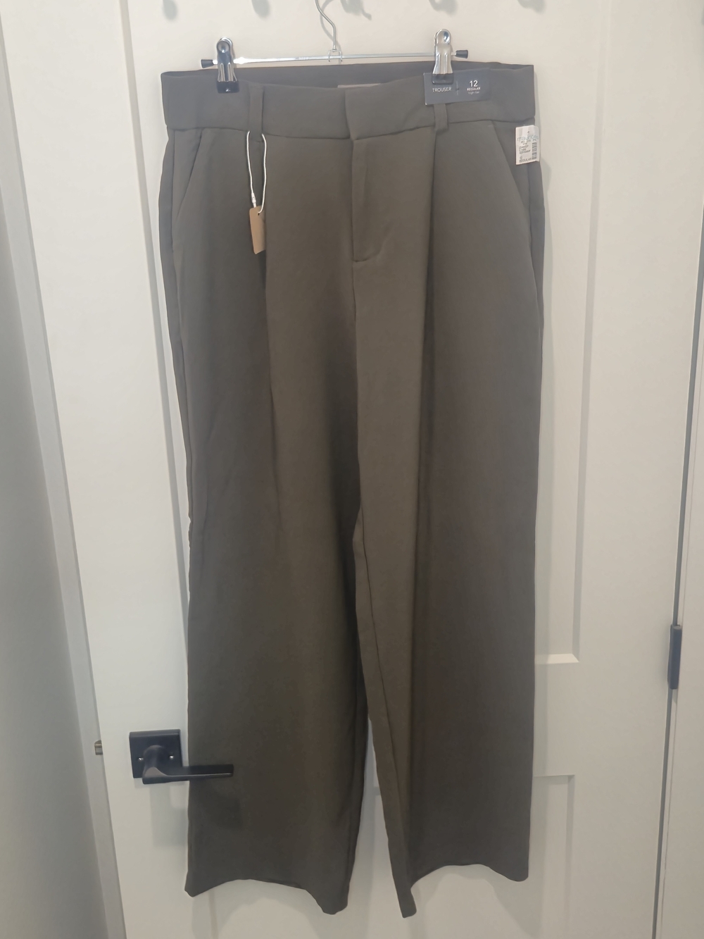 Maurices Olive Wide-Leg Women’s Trousers-highrise
